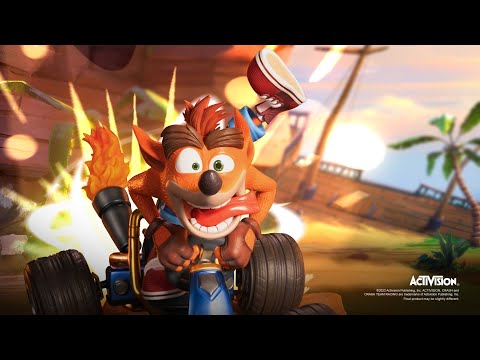 F4F Presents - Crash Team Racing™ Nitro-Fueled - Crash in Kart Resin Statue