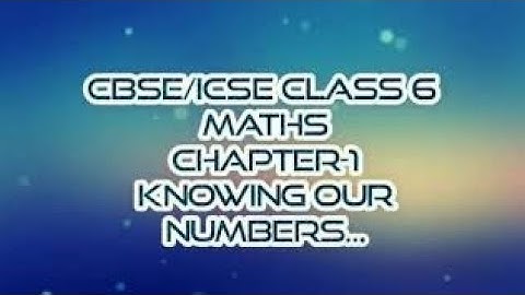 PART-5💯 Chapter-1 Knowing our numbers Class 6 maths....