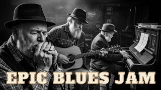 Epic Blues Jam : Harmonica, Guitar & Piano