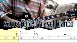 How to play | saco sport y clavel blanco-Panda(guitar solo with tab lesson)