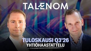 Talenom Q3'26: Kannattavuudessa selvä parannus