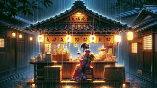 「和風BGM」古都のお茶屋さん　Old Capital Teahouse／＃Lofi　＃chill  #rain