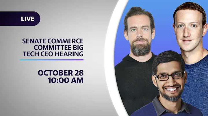 Big Tech CEOs testify before the Senate Commerce Committee