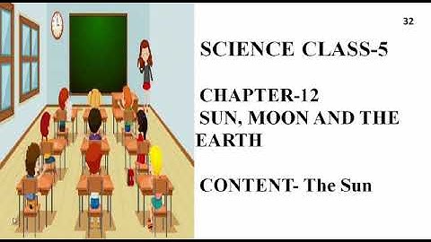 Science I Sun, moon and the Earth I Video-32 I Class-5