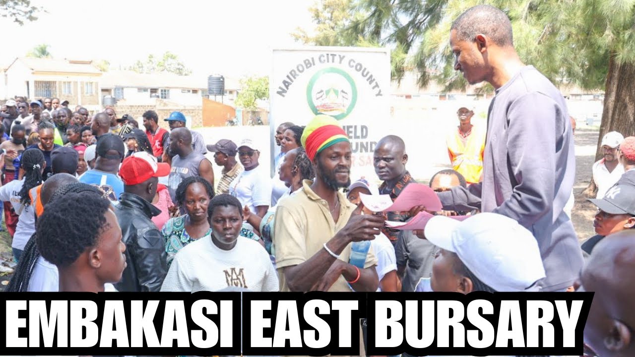 Crazy excitement as Babu Owino continues issuing bursary forms in Embakasi East!!