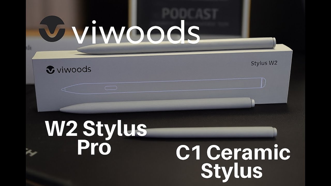 ViWoods Stylus : The New W2 Pro & C1 Ceramic EMR Stylus - YouTube