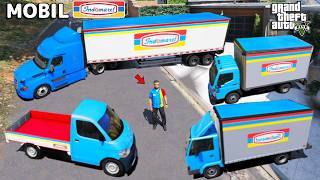 BECOMING AN INDOMARET EMPLOYEE !! I SUCCESSFULLY SAVED THE INDOMARET TRUCK THAT CRASHED IN GTA 5 !!