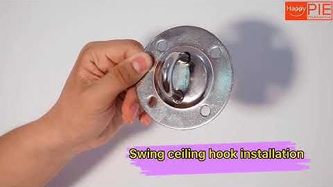 swing ceiling hook installation