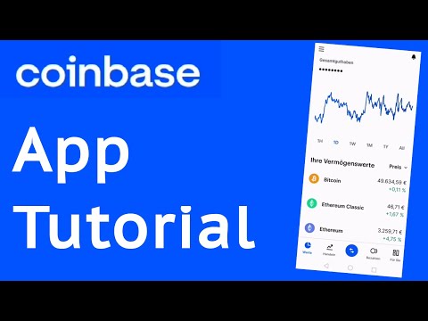 Coinbase App Tutorial Deutsch ✅ Konto eröffnen & Geld einzahlen