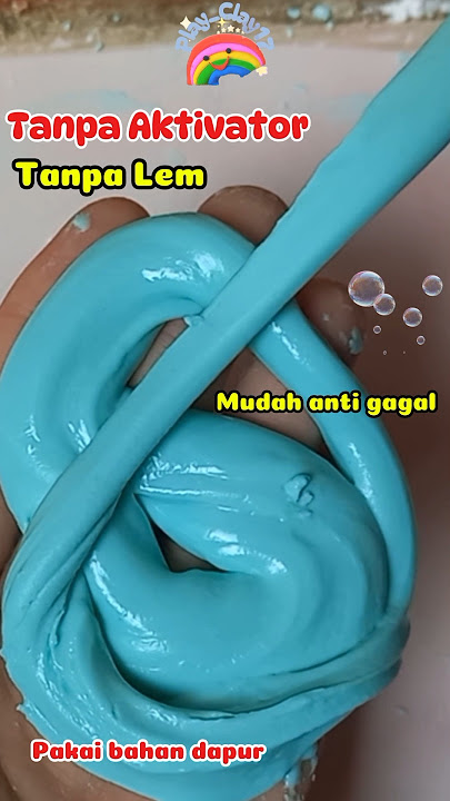 Full video klik 👆 Cara membuat slime tanpa lem dan tanpa aktivator | cukup dari bahan dapur #shorts