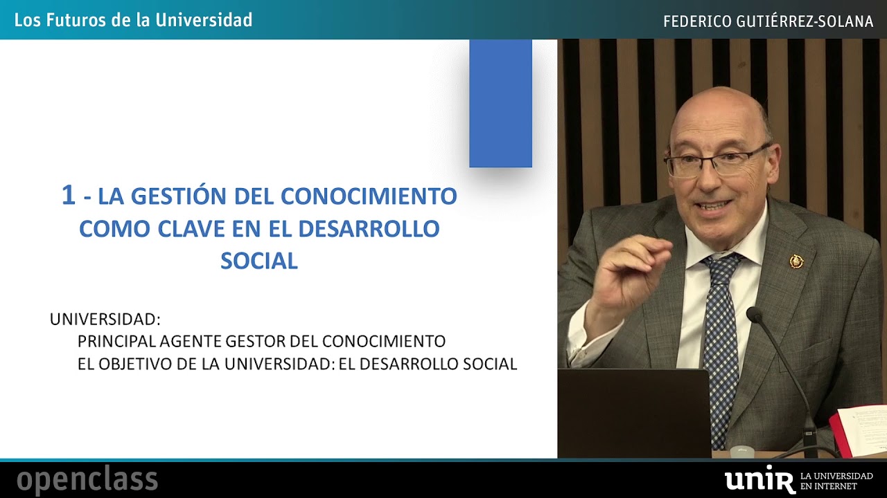 Gutiérrez-Solana: “La universidad debe ser emprendedora”