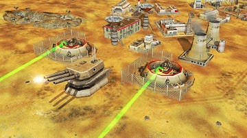 USA Supreme + NUKE AURORA vs 7 USA BOSS - Command & Conquer Generals Apocalyptic