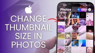 iOS 18: Hoe verander je de miniatuurgrootte in de fotobibliotheek op de iPhone!