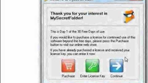 How to use MySecretFolder