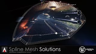 UE4 Spline Mesh Solutions