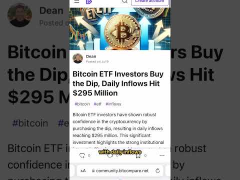 Why Bitcoin's Price is Moving, July 9th, 2024 - video from Bitcompare