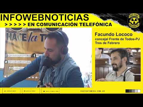 Facundo Lococo 28/09/22 - Entrevista de Adrián Cordara en Infowebnoticias RADIO