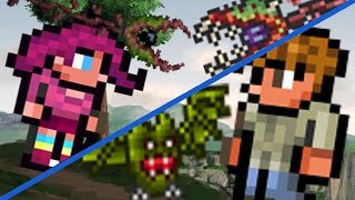 JUNGLE TREK!! | Terraria PS4 Multiplayer | Part 9 | MabiVsGames screenshot 4