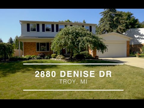 2880 Denise Drive, Troy, MI home video tour