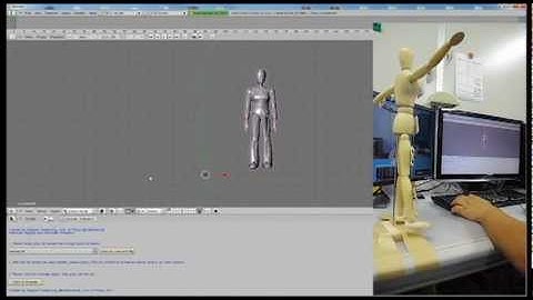 Puppet interface with blender-plugin for computer animation