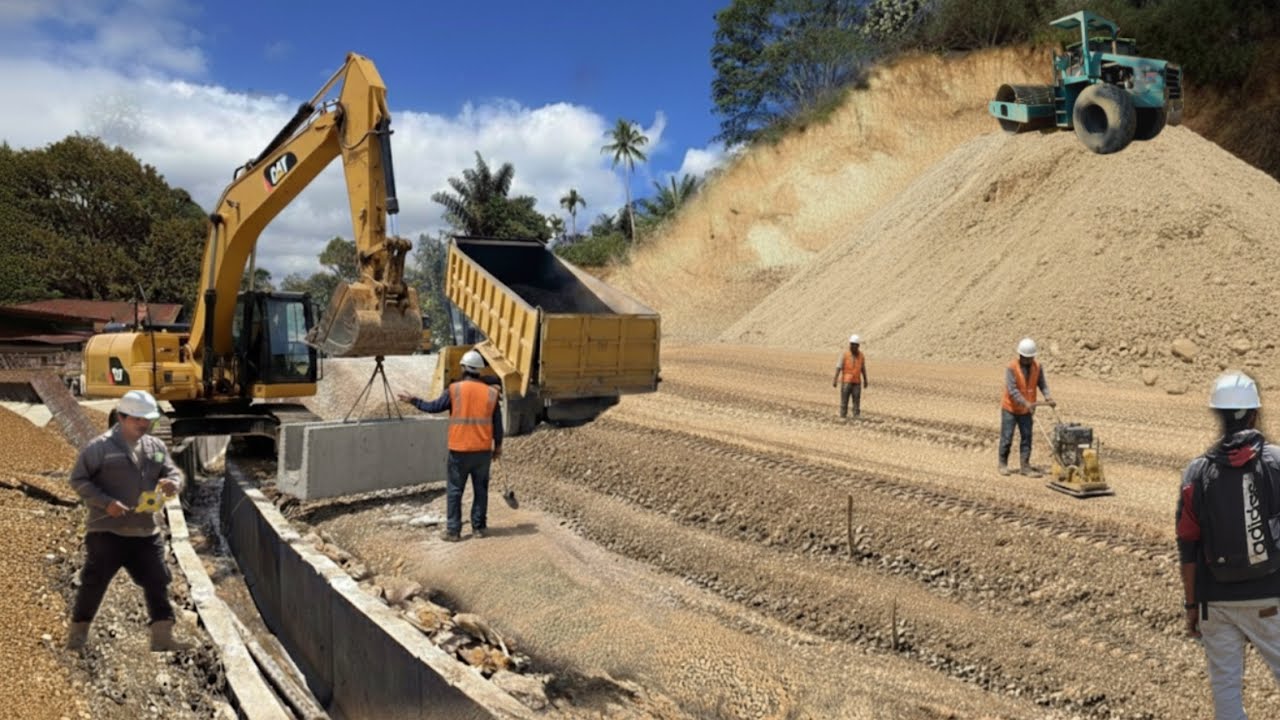 TARGET 1 METER TIMBUNAN AKHIRNYA DIPENUHI‼️ Drainase 300 Meter Mendekati 💯Persen !!