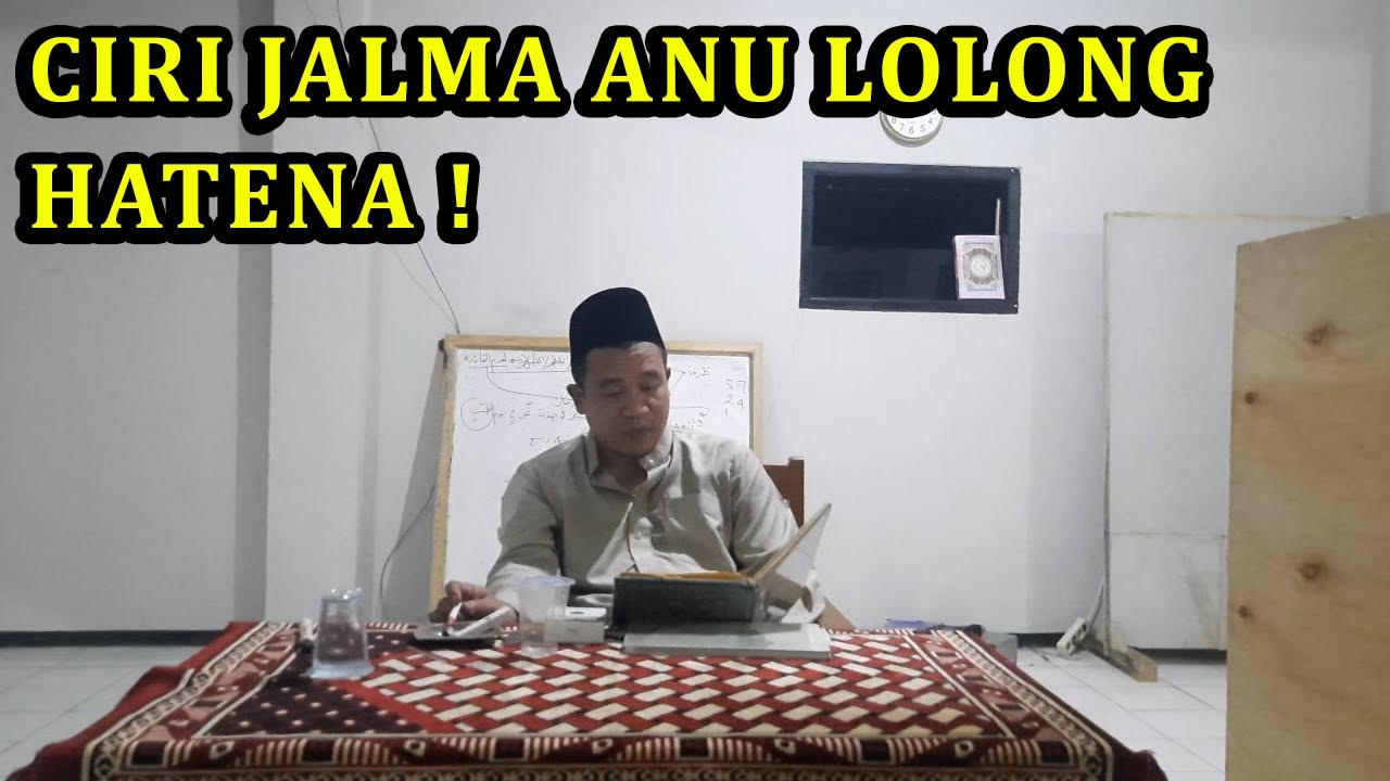 CIRI JELEMA ANU LOLONG HATENA | HIKAM JUZ 1 HAL 36
