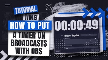 How to Add a Timer to Live Streams with OBS Studio