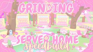 ₊ʚїɞ Building a HUGE nature themed floral Grinding Home! pink + yellow ♡ Adopt Me! Roblox 𝜗𝜚. ݁₊ screenshot 5