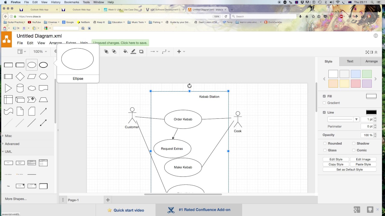 UML use case diagrams with draw.io - draw.io