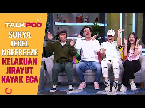 JIRAYUT KETEMU ECA JADI SAMA-SAMA HEBOH, SURYA JEGEL PENGEN CABUT BATERENYA!! - Talkpod