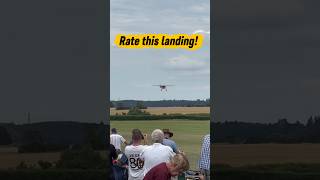 How would you rate this vintage aircraft’s landing