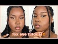 EASY Fox Eye Trend Makeup Tutorial!