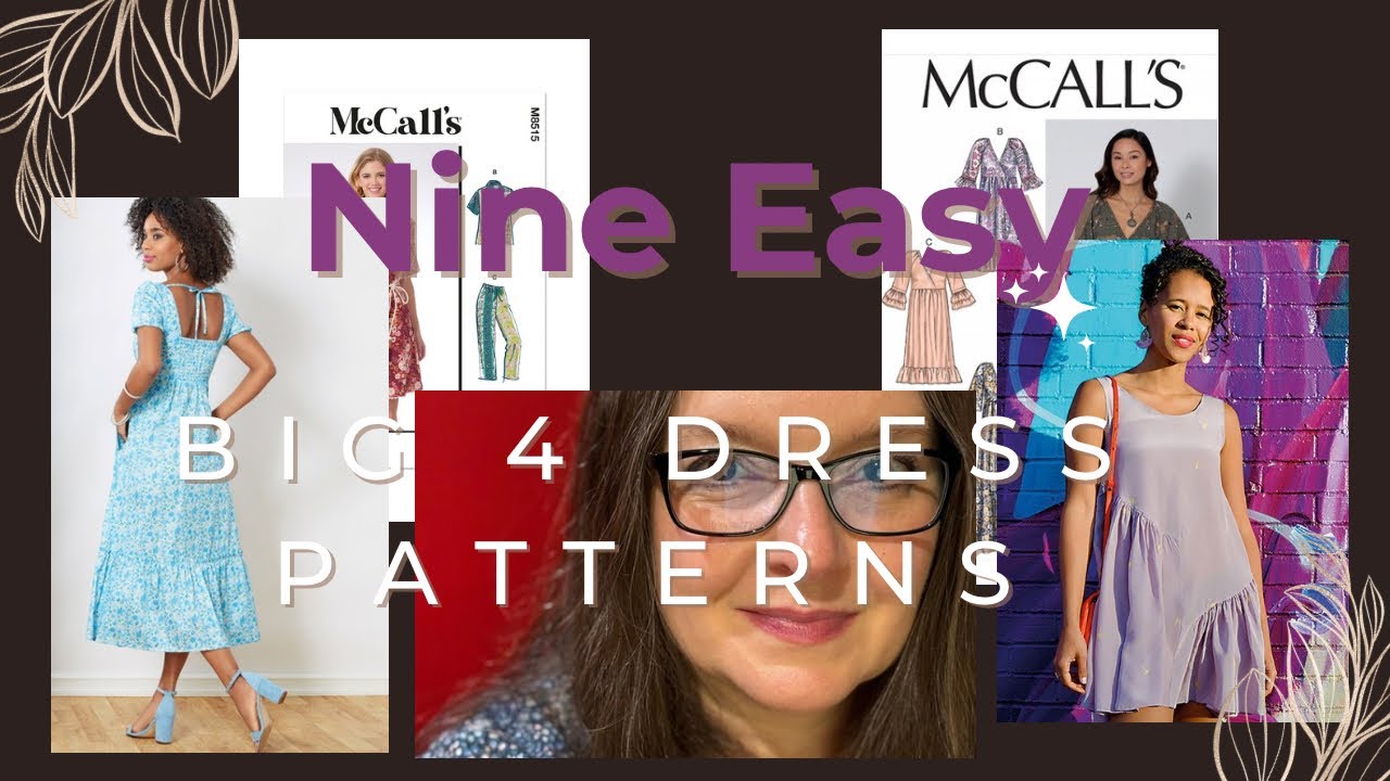 9 Easy Big 4 Dress Patterns