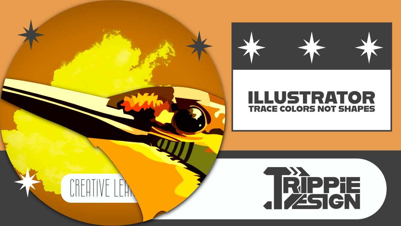 Обводка цветов, а не форм | Обводка изображений с Trippie Design