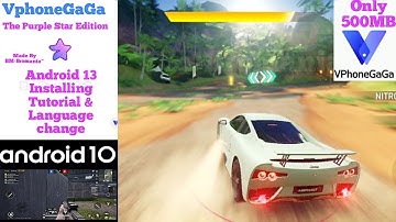New Vphonegaga The Purple Star Edition Android 13 Install Tutorial & Change Language