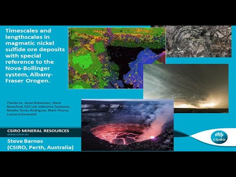 ODH004: Timescales and lengthscales in magmatic sulfide mineral systems – Stephen Barnes