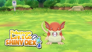 SHINY RATICATE REACTION in POKEMON LET