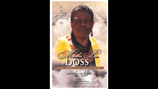 Homegoing Services For Martha Doss
