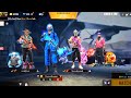 Perfect squad live reaction on global top 1 player shyam gaming and hip hop  garena free fire