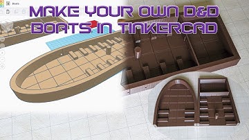 Make Your Own Simple D&D Boats in Tinkercad