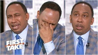 Stephen A. can't hold back his frustrations with Kendrick Perkins' NBA take 🙄😒 | First Take