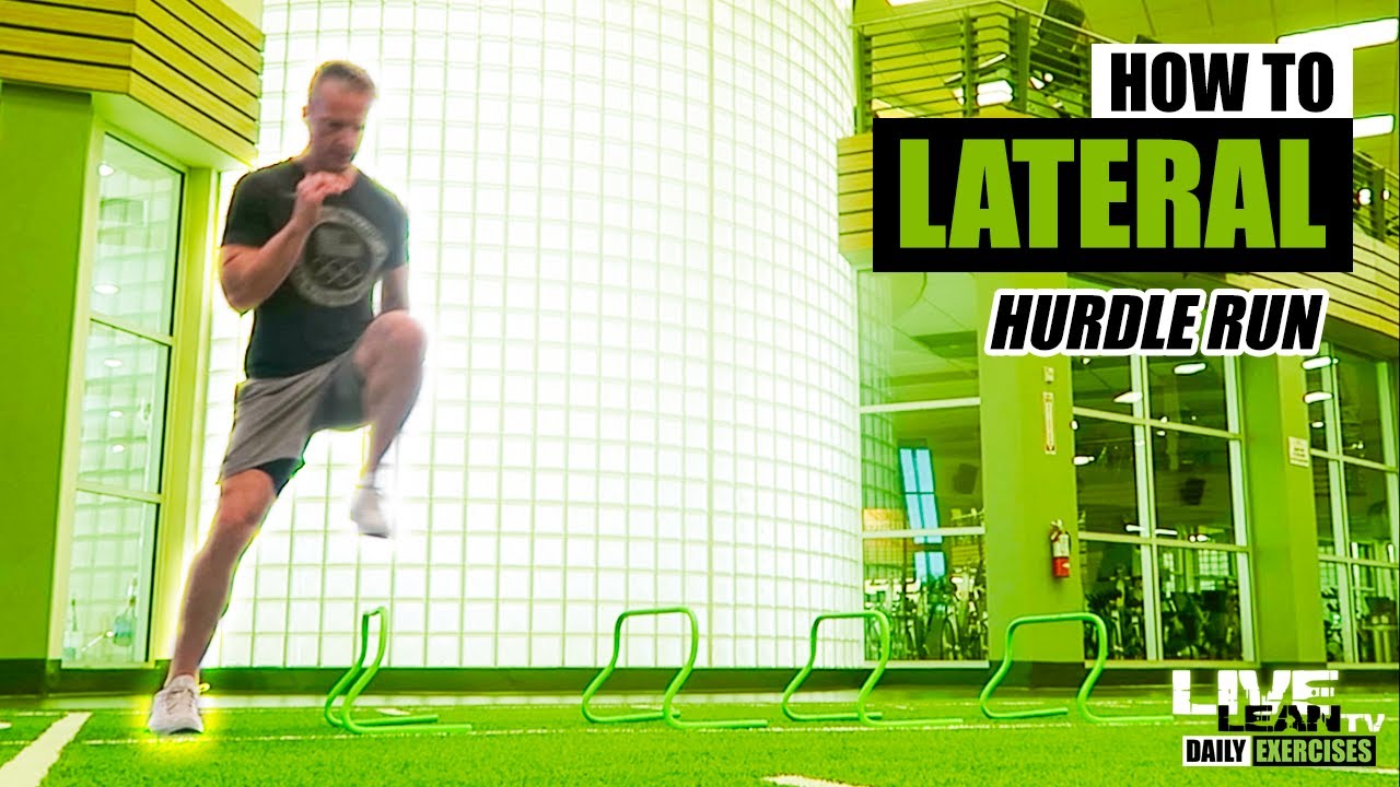 How To Do A LATERAL HURDLE RUN Exercise Demonstration Video and Guide