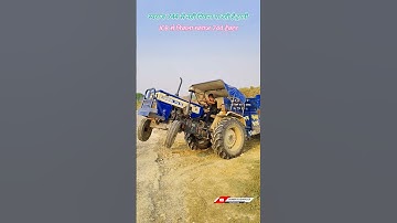Swaraj 744 Stuck with 200 Feet trolley JCB Rescued  #viral #trending #farming #shorts #shortvideo