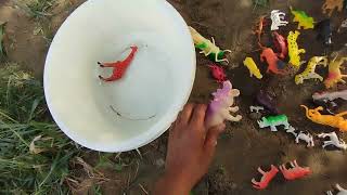 plastic animals unboxing order amazon alibaba || animal toys channel lion wolf dinosaur Resimi