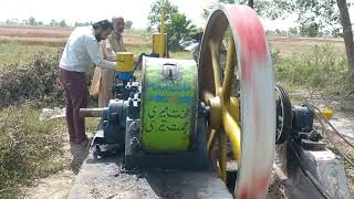 Diesel engine with so beautiful water system Agree culture Panjab Pakistan 40hp engine for sale