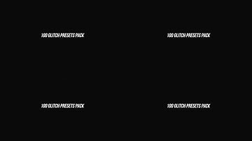 100 Glitch Text Presets Pack   After Effects Presets   Motion Array