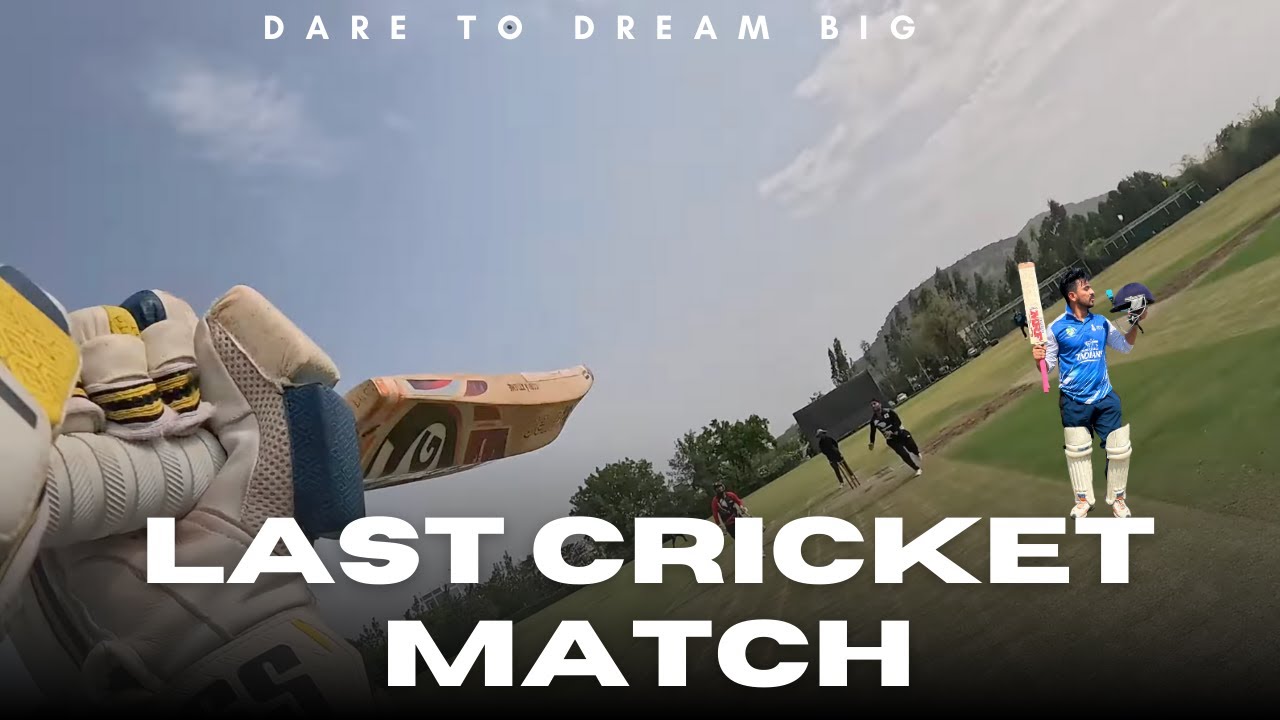Playing Season's Last Cricket Match | Comedy | Fours? | Sixes? | How Was It? #goprocricket #cricket