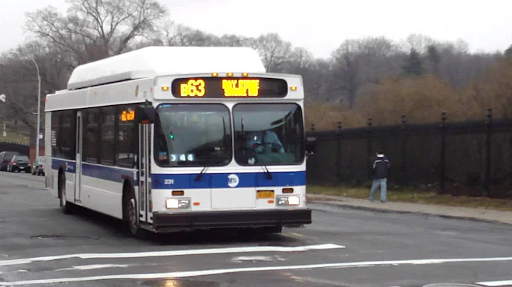 MTA NYCT Bus: 2011 New Flyer C40LF B63 Bus #231 at 36th St-5th Ave