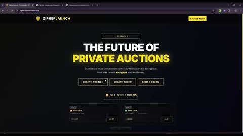 ZipherLaunch tutorial