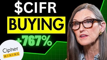 CIFR Stock EXPLODING Next!? (Thank Me Later!) Cipher Mining